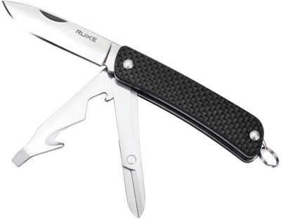 RUIKE S31 Small Multifunction Folding Knife 2'' 12C27 Sandvik Steel Blade G10