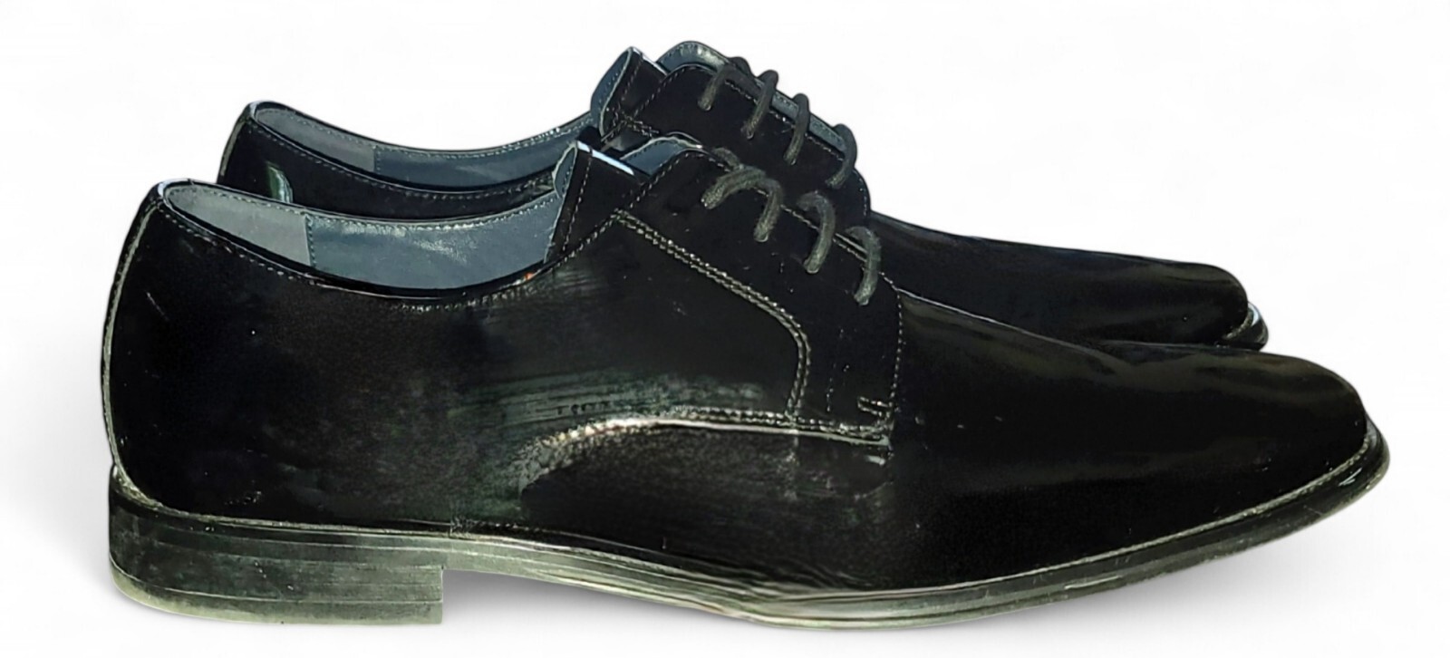 SAOLA Scarpe eleganti uomo Nordstrom stringate in pelle nera taglia 11 5