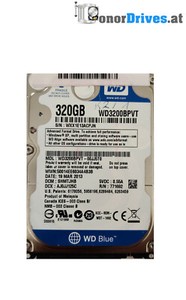 Western Digital- WD3200BPVT-00JJ5T - 320 GB - SATA - PCB 2060-771820-000 Rev. A*