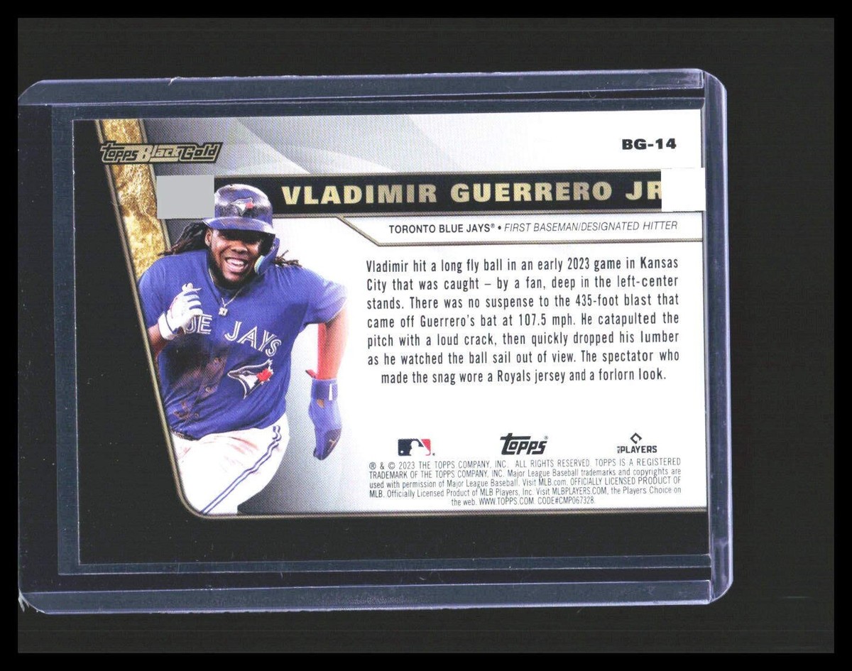 2023 Vladimir Guerrero Jr. - Topps Black Gold #BG-14 Toronto Blue