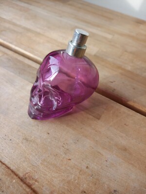 Police To Be Woman Eau de Parfum Pink Skull Shaped 👀 Very Little in Bottle  👀 UK