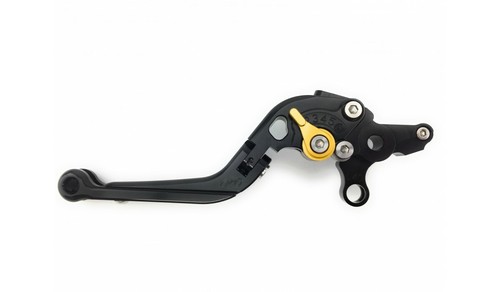 Schwarz gold Klappbare brems kupplungs hebel YAMAHA FAZER 600 FZS RJ02 1998-2001 - Picture 7 of 9