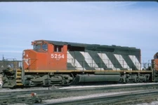 CNR 5254 SD40-2W, Chicago, Il, 10/95; Kodachrome Original