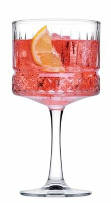 Set 4 Cocktailgläser Elysia aus Glas 50 cl Transparent, Glanz