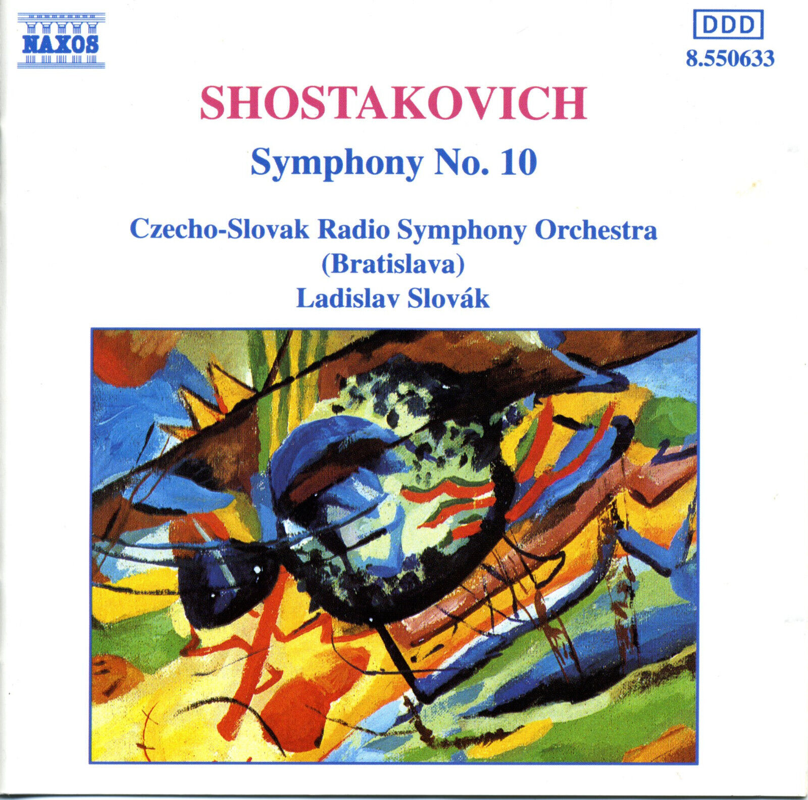 SHOSTAKOVICH Symphony No. 10 Op. 93 Ladislav SLOVAK  [CD] Naxos