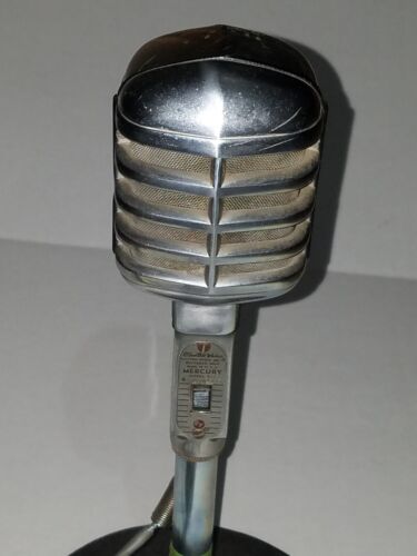 Microphone MERCURY Electro-Voice 911 - avec support et câble en FONTE VINTAGE ANNÉES 1950 - Photo 1 sur 11