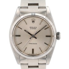 Vintage Rolex Oyster Precision 6427 Silver Index Dial Oyster Watch w/ Box &Paper