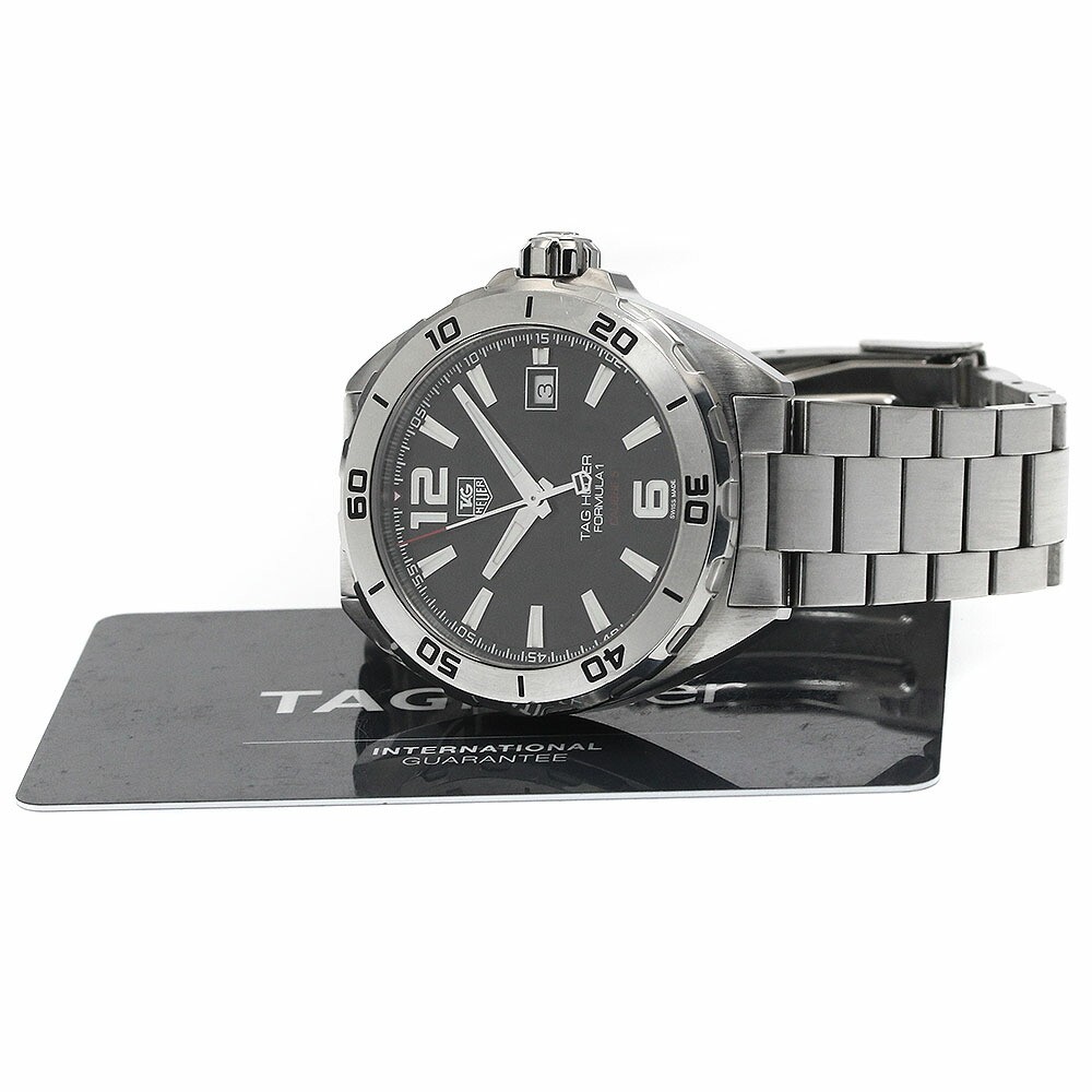 TAG HEUER WAZ2113 Formula Caliber Date Automatic Men's Watch Black Size  41mm - Main Image