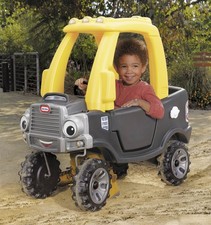 Cozy Truck Black Ride on Vehicle for Kids Aged 18 Months to 5 Years