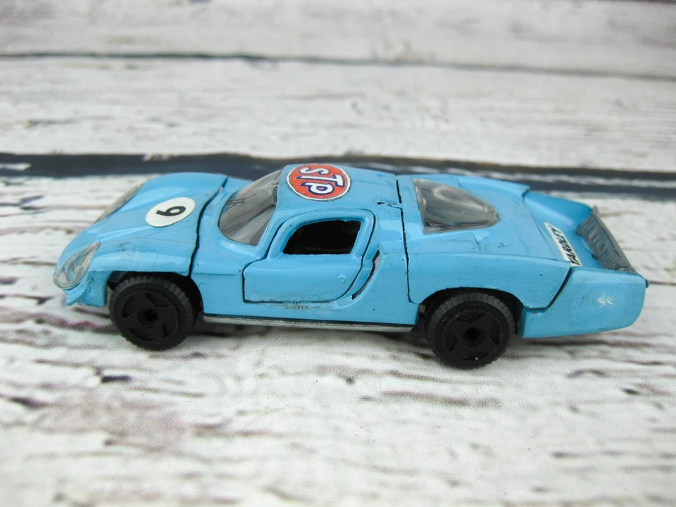 Coche Diecast Politoys-M Alpine Renault 598 1/43 Azul Hecho en Italia De Colección Foto 4 de 4