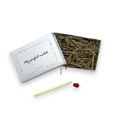 My Perfect Match Geschenk Stift Streichholzschachtel Valentinstag Geburtstag für ihn ihr Fa