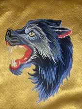 Wolf Patch Gucci Style IRON ON LARGE Designer Patch