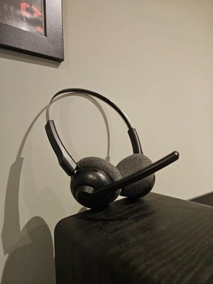 JLab Go Work Pop Wireless Headset in Black - Image 1 of 2