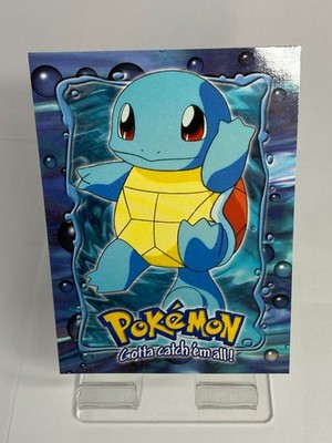 1999 Topps Pokemon Movie Animation Edition Evolution Squirtle #E7 of 12 LP