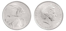 Cook Islands 20 Cents, 2015, N #74812, Mint