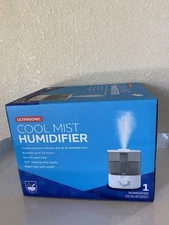 NEW ULTRASONIC COOL MIST HUMIDIFIER 0.63 GALLON CAPACITY 360* ROTATING MIST