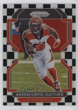 2021 Panini Prizm Black & White Checker Prizm Akeem Davis-Gaither #275 06ic