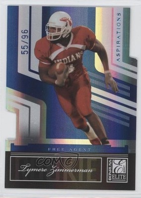 2007 Donruss Elite Aspirations Die-Cut 55/96 Tymere Zimmerman #197 Rookie RC 0u7