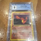 CGC 9 Mint Charmander 50/82 Team Rocket 1st Edition Regular English 2000 Pokemon