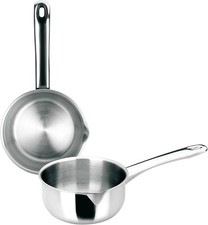 IBILI Prisma Curved Saucepan, 12 cm, Stainless Steel, Suitable for Induction Ho