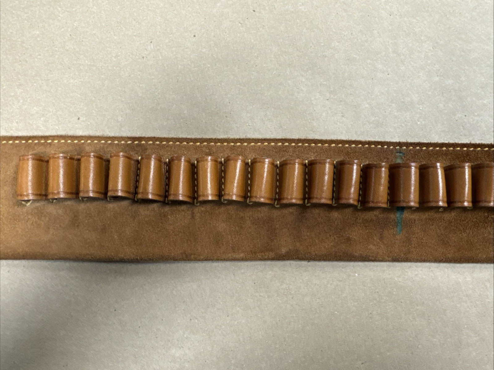 Galco 1880s Strongside Cartridge Belt 44 Mag 45 Colt Tan Leather Size 40 #W-DR40