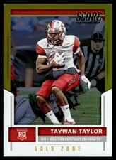 2017 Score Gold Zone Taywan Taylor Rookie 23/50 Western Kentucky Hilltoppers