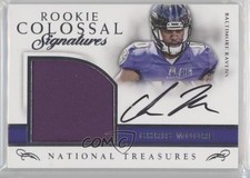 2016 National Treasures Rookie Colossal Signatures 71/99 Chris Moore Auto 0f8