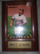 MATT STAIRS Framed A's Athletics 1998 Donruss baseball card #50