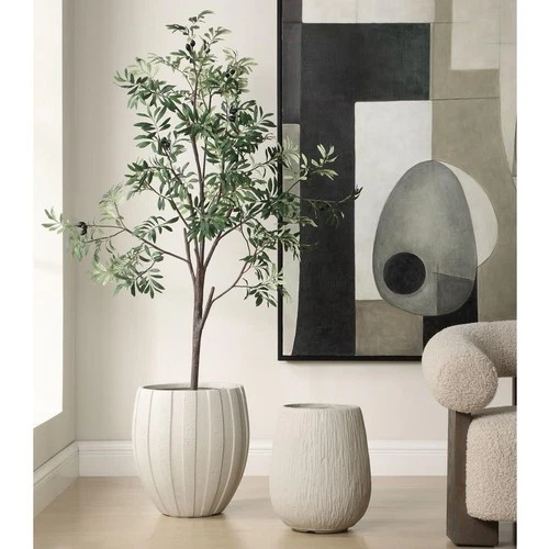 Uttermost 18250 Rustic Ridge Off-White Outdoor Planter - Picture 3 of 6