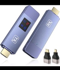 Wireless HDMI Transmitter and Receiver, Plug  Play Portable 2.4G/5G Wireless HD