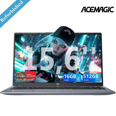 ACEMAGIC LX15PRO 15.6'' FHD Laptop AMD Ryzen 7 5700U 16GB DDR4 RAM 512GB SSD