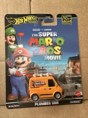 HOT WHEELS Pop Culture-The Super Mario Bros. Movie -Plumber Van Combined Postage