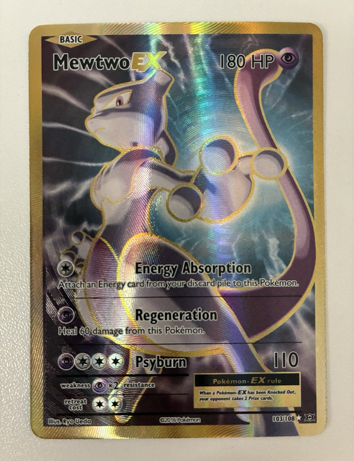 Mewtwo ex 2016 XY: Evolutions #103/108 Holo (Full Art) Price Guide