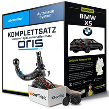 Für BMW X5 Typ G05 Anhängerkupplung abnehmbar +eSatz 13pol uni 18- NEU