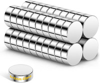 6×2Mm Mini Magnete FüR Magnettafel, 40 StüCk Kleine Magnete Starker Halt, Neodym
