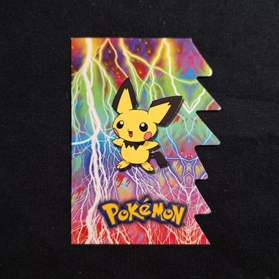 Pichu Pokemon Topps Die-Cut Embossed #172 4/18 Vintage Blue Logo Near Mint NM - Image 1 of 4