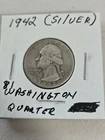 1942 P Washington Quarter VG+/F Condition 90% Silver-Better Date # 81
