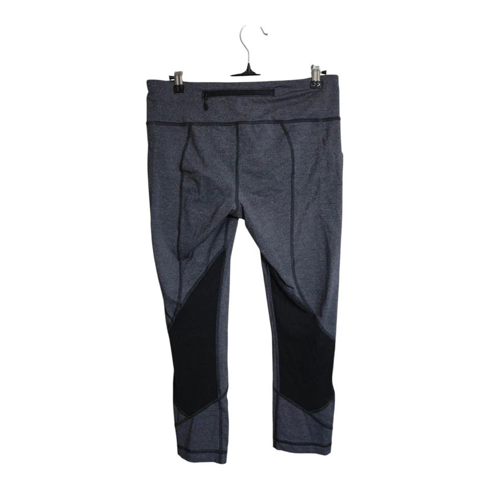 Lululemon Pant Women 8 Gray Pace Rival Running Crop 22’’ Lux Athleisure LW6ACIS  - Image 2 of 4