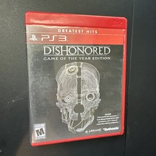 Dishonored Game of the Year Edition Greatest Hits Sony PlayStation 3, 2013 PS3