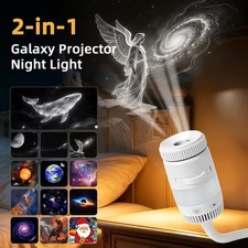 Starry Sky Galaxy Projector Night Light with 13 Projection Films Ocean Mood Lamp