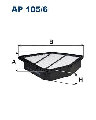 Luftfilter Filtron AP 105 6 FÜR Honda Ansaugluftfilter-image
