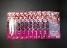 OP-11 Sleeved Booster Packs A Fist of Divine Speed Sleeved x10 Fast Shipping