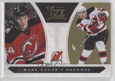 2010-11 Panini Luxury Suite Rookies Group 4 Gold 3/10 Mark Fayne #206 0c3