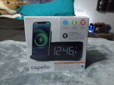Capello Alarm Clock & Wireless Charging Stand Tested/Working