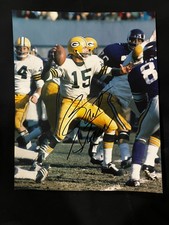 Bart Starr Signed 8x10 Color Photo   - PACKERS - Third Party Guaranteed !!