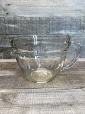 Pampered Chef Medium 4 Cup 1 Quart Measuring Mixing Glass Bowl No Lid