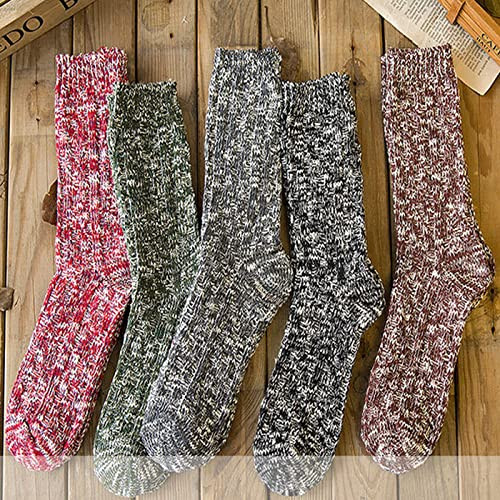 3 Pairs Women Winter Wool Cable Knit Crew Knee High Acrylic Blend Color B05 - Bild 6 von 6