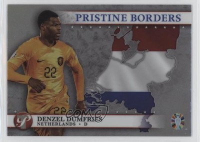 2023 Topps Pristine Road to UEFA Euro 2024 Borders Denzel Dumfries #PB-DD 1i3m