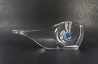 Whale Pen Holder Clear Lucite w/Blue Eyes Ritts Astrolite Retro MCM Office — photo 2