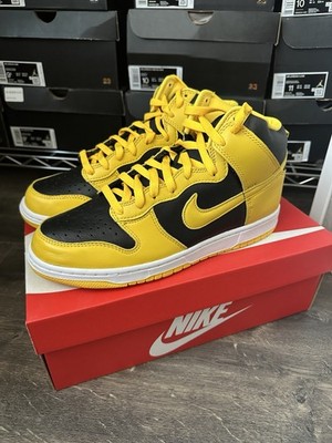Nike Dunk High Black Varsity Maize Size 9 Men [CZ8149-002] Iowa / Wu Tang   New